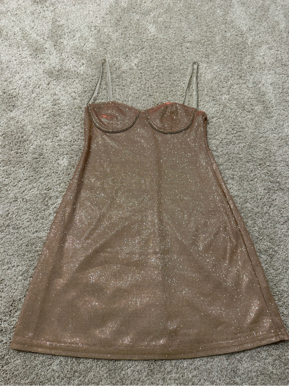 Shimmer Slip Dress